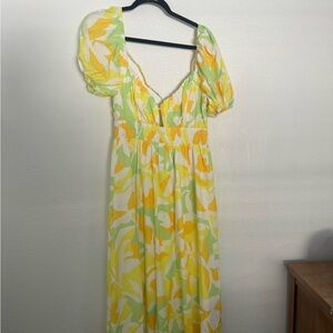FREEDOM FOUND MAXI DRESS YELLOW